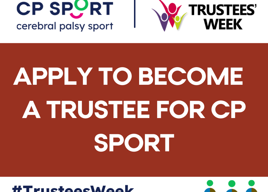 Applications open for new CP Sport Trustees